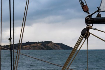 Überfahrt nach Kiel - Bye bye Hiddensee